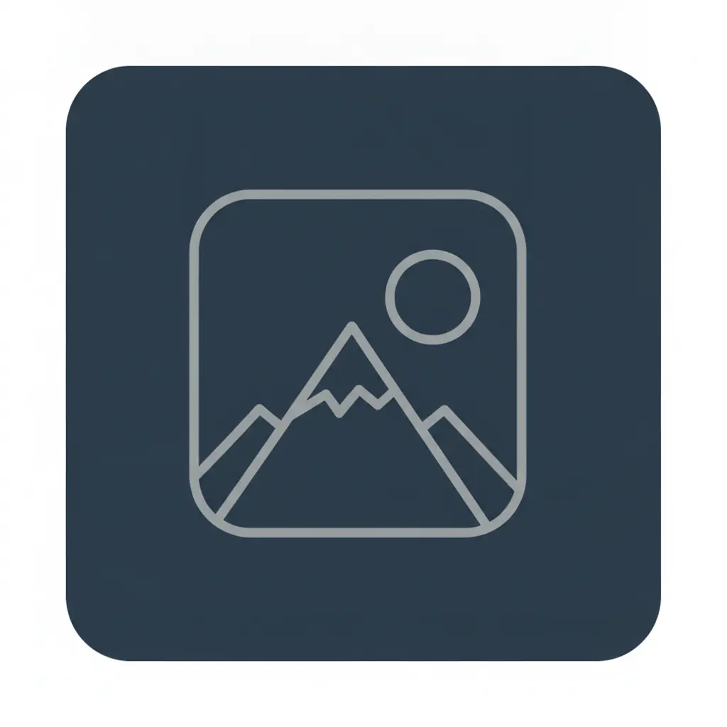 AI Generated Dark Minimalist Placeholder