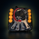 Yasaka Table Tennis Set – 4 Rackets, 8 Balls & Carry Bag