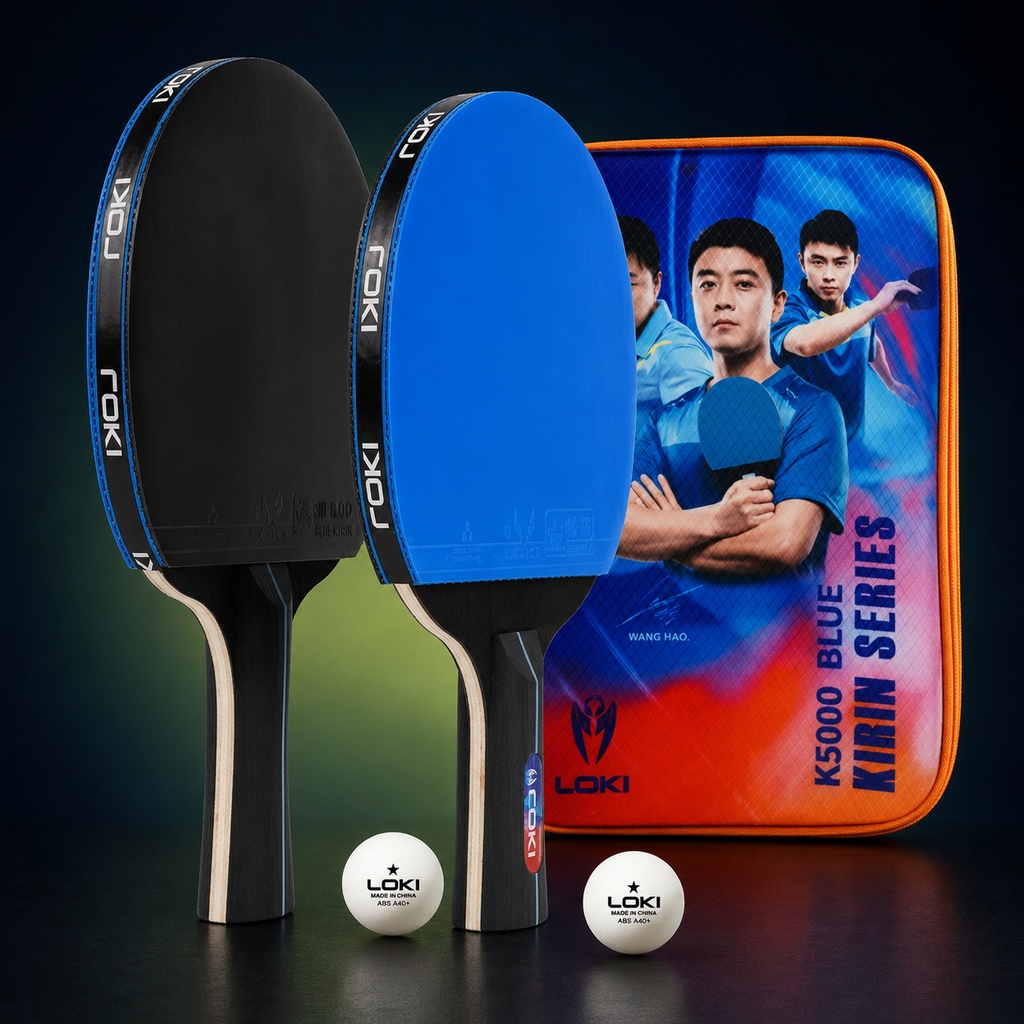 LOKI K5000 Table Tennis Racket Set
