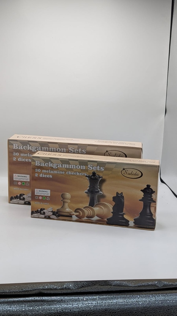 Chess & Backgammon Set – 2-in-1 Board Game