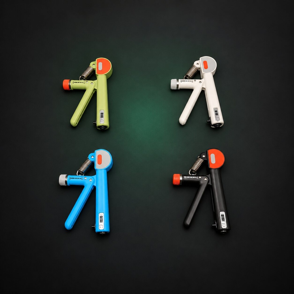 Adjustable Hand Grip Strengthener with Counter (Green)