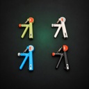 Adjustable Hand Grip Strengthener with Counter