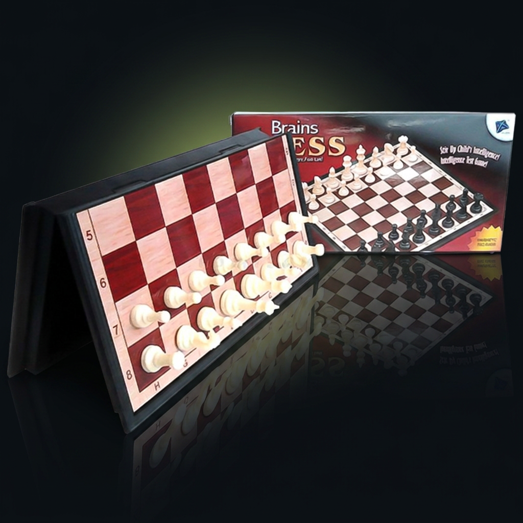 Magnetic Chess Set – High-Class Folding Board (Small)