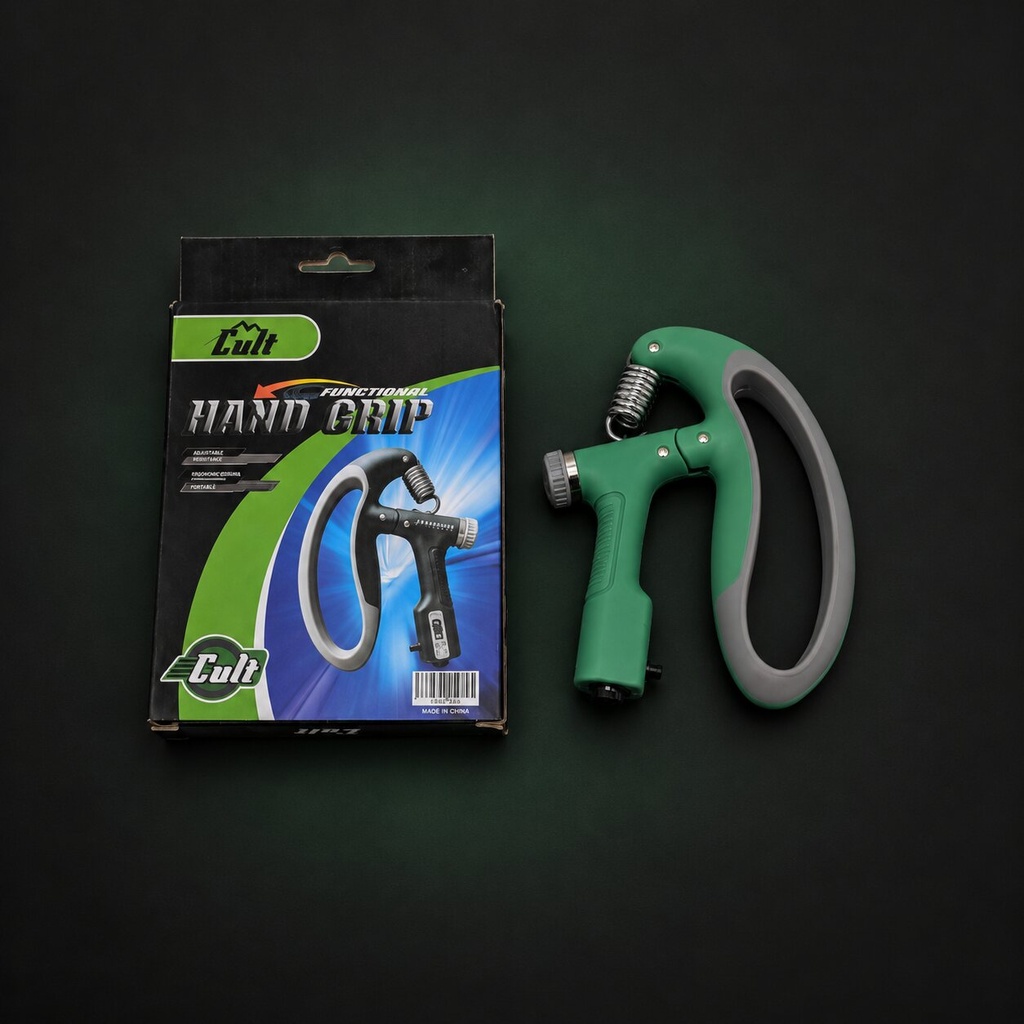 Cult Adjustable Hand Grip with Counter (Green)