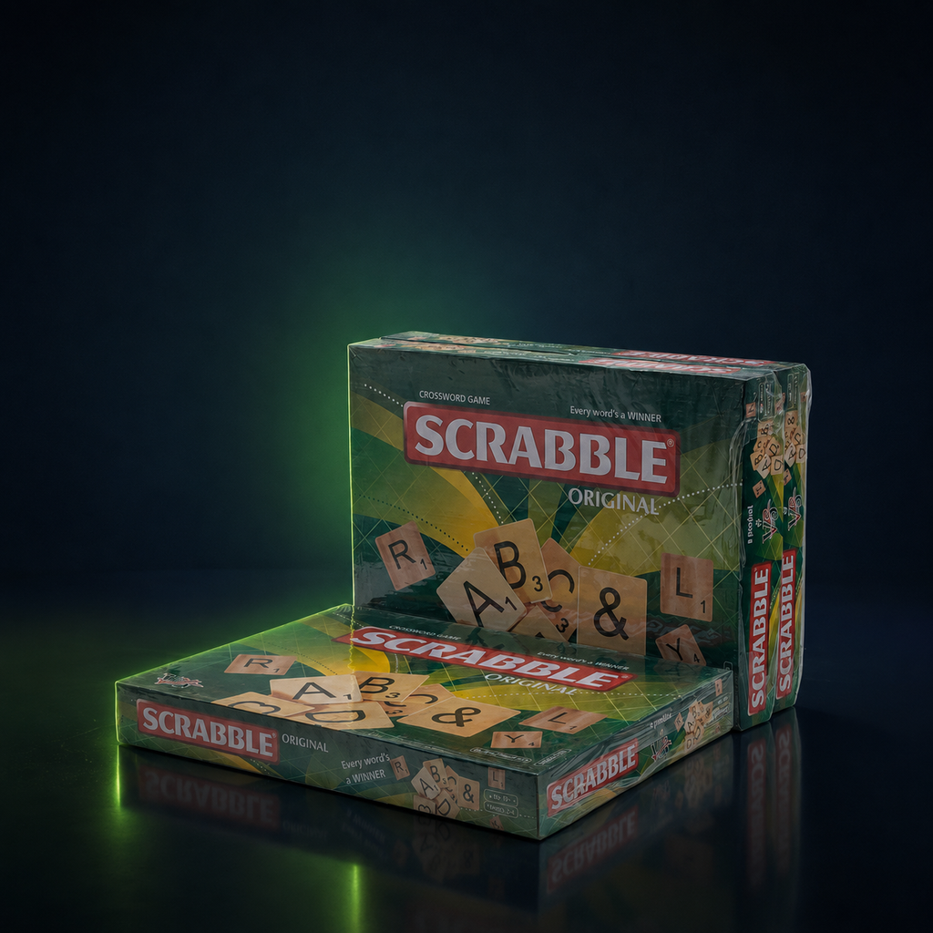 Scrabble Original – Classic Crossword Board Game (Standard (Red))