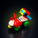 Colerful Kids Adjustable Quad Roller Skates